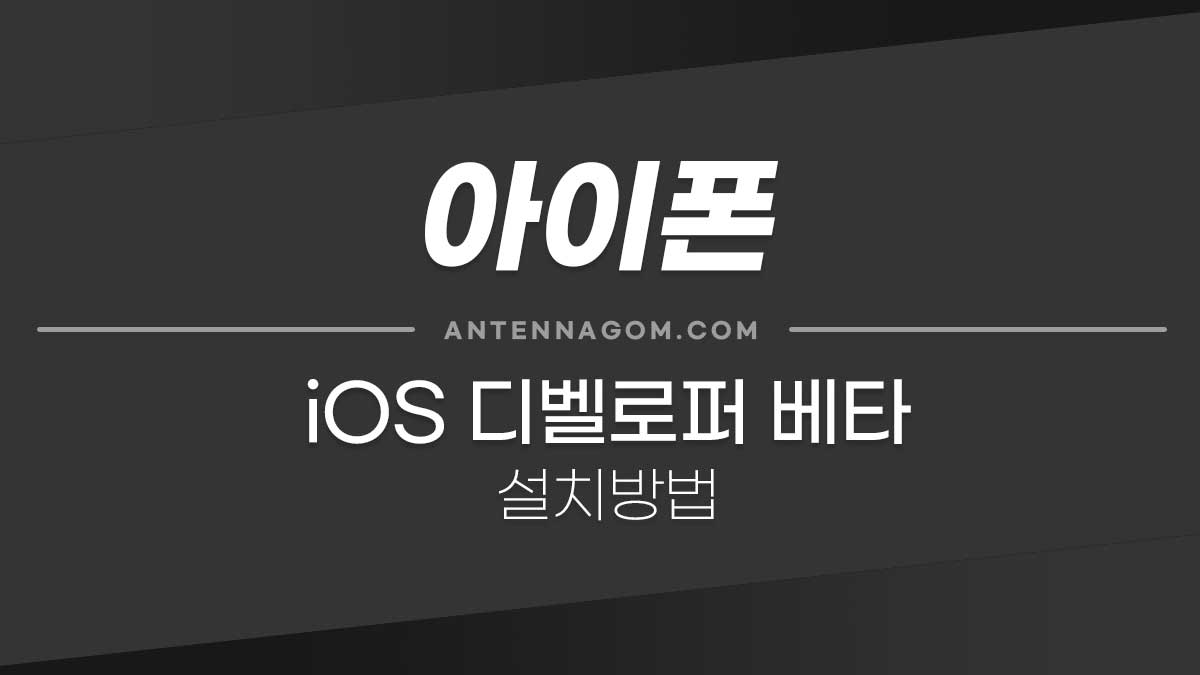 아이폰 iOS 개발자 베타 설치 방법 (마스크 쓰고 페이스아이디 인식 가능) 7