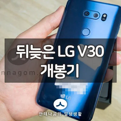 뒤늦은 LG V30 블루 색상 개봉기 2