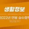 2022년 연봉 실수령액, 내 월급 계산하기 4