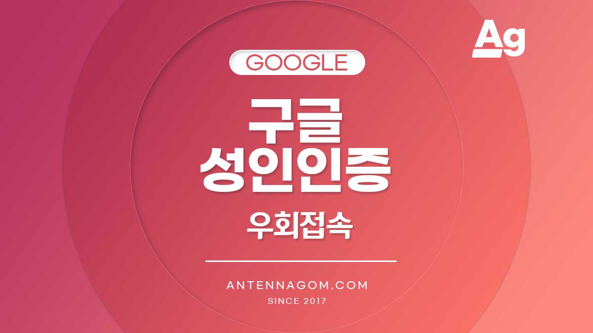 구글 성인인증 우회 접속하는 방법 (세이프서치 우회 검색)