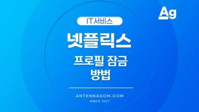 넷플릭스 프로필 잠금