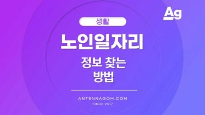 노인 일자리 정보 찾는 방법