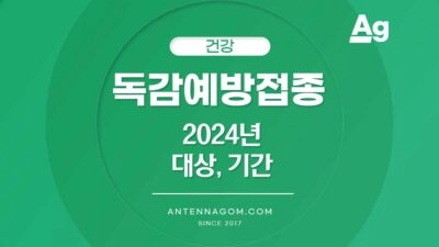 독감 예방 접종 2024년