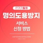 명의도용방지 서비스