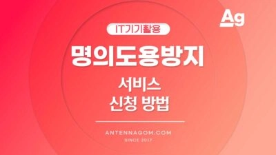 명의도용방지 서비스