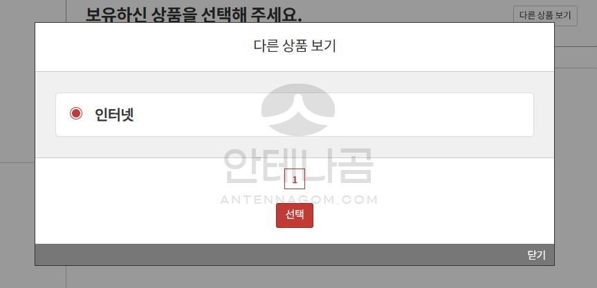 분류 선택