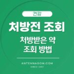 처방전 조회