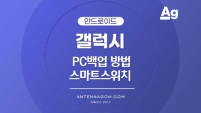 스마트 스위치 백업 방법