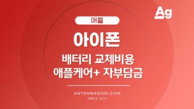 아이폰 배터리 교체 비용