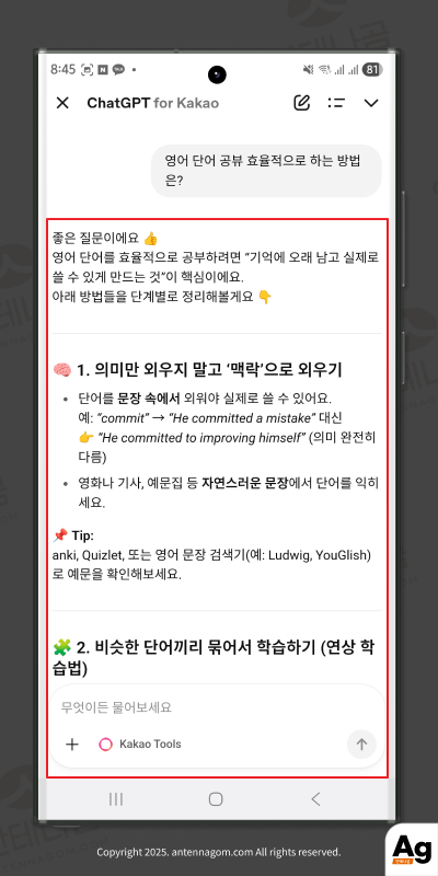 챗GPT로 물어보기