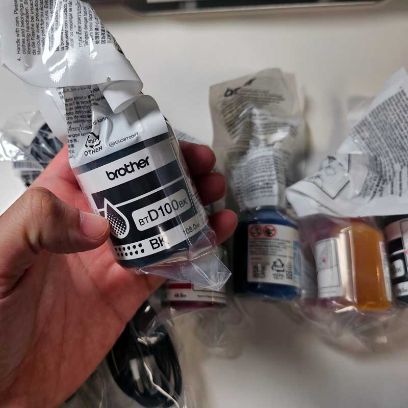 브라더 T730DW 정품 잉크 블랙