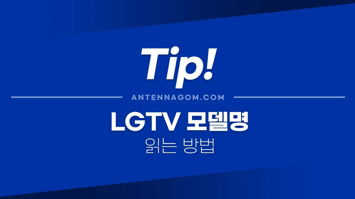 LG티비모델명