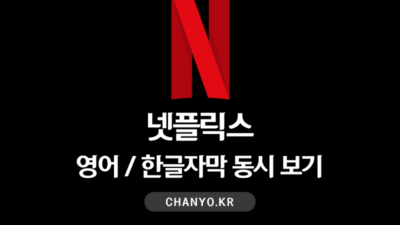 넷플릭스 영어 한글자막 동시 보기