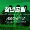 서울 청년수당 신청자격, 소득조건, 신청기간, 신청방법, 사용처 (2022년) 1