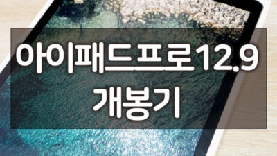 아이패드 프로 2세대 12.9 LTE버전 (2017) 개봉기 27