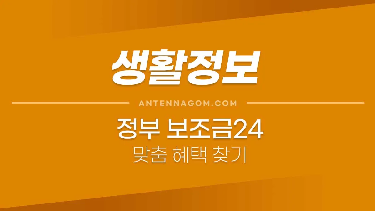 정부24_보조금24