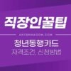 월 5만원 교통비/주유비 지원하는 청년동행카드 자격 조건, 신청방법, 사용처 1