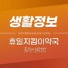휴일지킴이 약국 찾는 방법 (공휴일, 일요일, 심야약국 찾기) 1